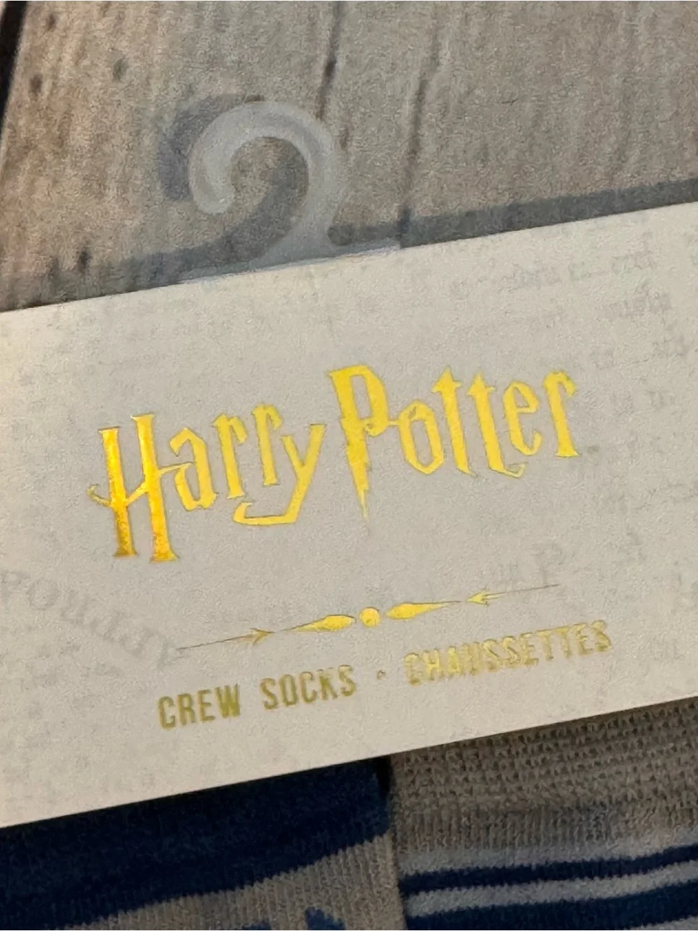 Harry Potter Hallmark Ravenclaw Adult Socks